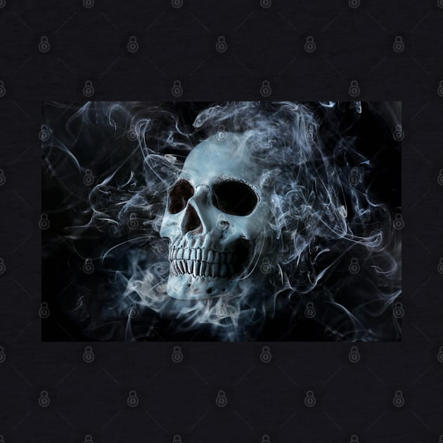 Smoking Skull by CreativePhil